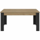 Table extensible - GAMI - TRUST - Chene / Noir - 8 personnes - 90 x 160 x 77 cm