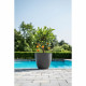 Pot de fleurs - GARDEN ID - Phoenix Anthracite - 38 x 34 cm - 100% Recyclé et Recyclable - Résistant au Gel et UV - Pour Exté…