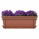 Kit jardiniere avec support en métal et plateau - GARDEN ID Relax - Terra. 50 cm - Recyclé et 100% recyclable - Volume pour p…
