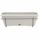 Kit jardiniere avec support en métal et plateau intégré - GARDEN ID Teramo - Blanc 50 cm - Effet de pierre - Recyclé/recyclable