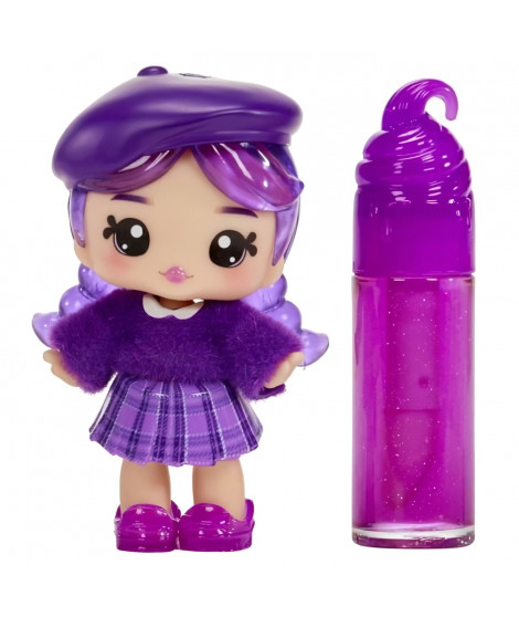 Yummiland - 1 poupée 10 cm et un gloss pailleté a créer - Greta - Goût Raisin - Des 4ans