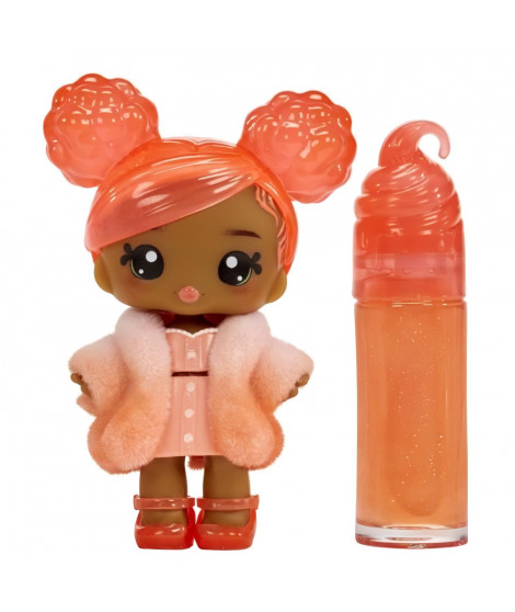 Yummiland - 1 poupée 10 cm et un gloss pailleté a créer - Piper - Goût Peche - Des 4ans