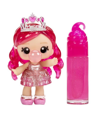 Yummiland - 1 poupée 10 cm et un gloss pailleté a créer - Bianca - Goût Chewing Gum - Des 4ans