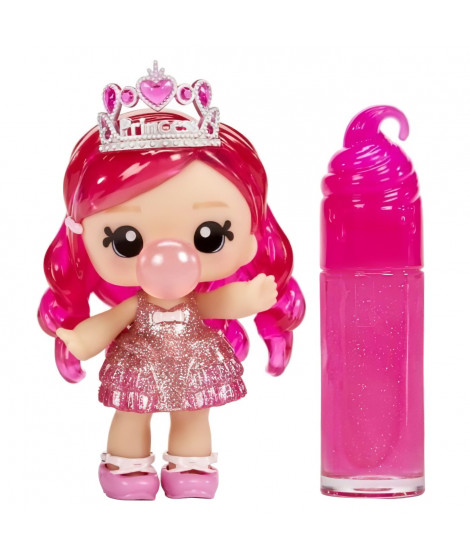 Yummiland - 1 poupée 10 cm et un gloss pailleté a créer - Bianca - Goût Chewing Gum - Des 4ans