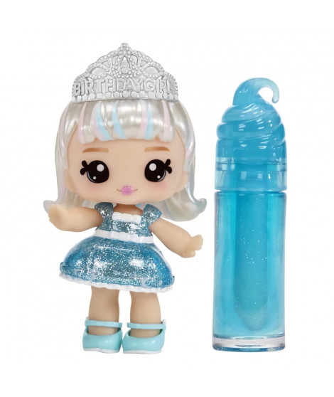 Yummiland - 1 poupée 10 cm et un gloss pailleté a créer - Callie - Goût gâteau d'anniversaire - Des 4ans