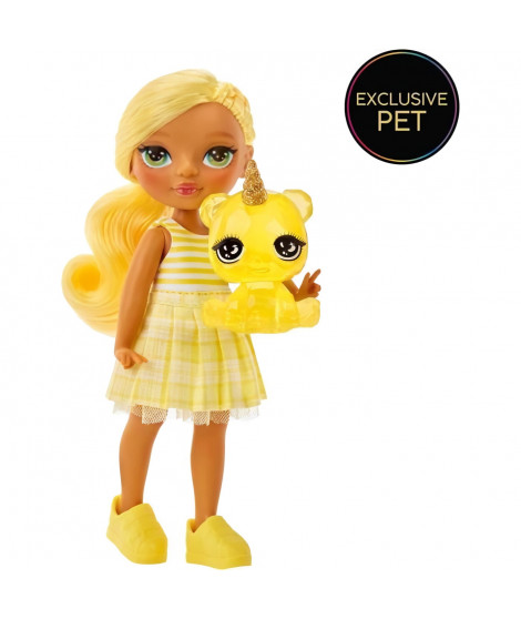 Rainbow High Littles - Poupée 15cm + animal de compagnie - Jaune - Des 4ans