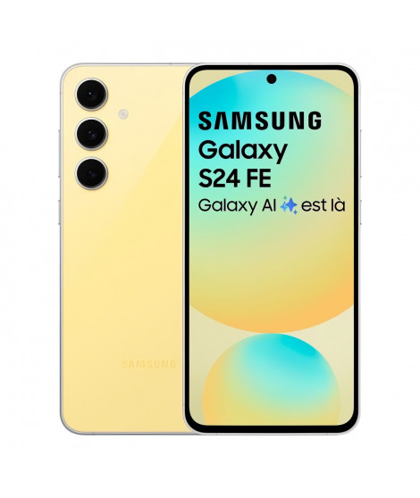 Samsung Galaxy S24 FE Smartphone 128 Go Jaune