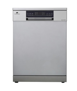 Lave-vaisselle pose libre CONTINENTAL EDISON  CELV1544IXP - 15 couverts - 42dB-Silver
