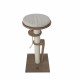 CatElite - GEORGE II Arbre a Chat - 40 x 40 x 79 cm - Plateforme en bois MDF avec un poteau en sisal