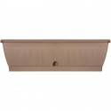 Jardiniere - GARDEN ID Terraflor - Taupe 60 cm - Solidité - Réserve d'eau - Recyclé & 100% recyclable - Volume pour plantes.