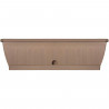 Jardiniere - GARDEN ID Terraflor - Taupe 60 cm - Solidité - Réserve d'eau - Recyclé & 100% recyclable - Volume pour plantes.