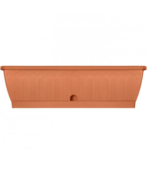Jardiniere - GARDEN ID Terraflor - Terra 60 cm - Solidité - Réserve d'eau - Recyclé & 100% recyclable - Volume pour plantes.