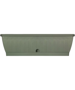 Jardiniere - GARDEN ID Terraflor - Vert de gris 60 cm - Solidité - Réserve d'eau - Recyclé & 100% recyclable - Volume pour pl…