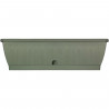 Jardiniere - GARDEN ID Terraflor - Vert de gris 60 cm - Solidité - Réserve d'eau - Recyclé & 100% recyclable - Volume pour pl…