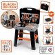 Smoby - Black and Decker -Etabli Bricolo Smart - Jeu d'imitation - Mallette qui se transforme en établi - 33 accessoires incl…