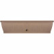Jardiniere - GARDEN ID Terraflor - Taupe 80 cm - Solidité - Réserve d'eau - Recyclé & 100% recyclable - Volume pour plantes.
