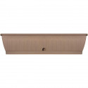 Jardiniere - GARDEN ID Terraflor - Taupe 80 cm - Solidité - Réserve d'eau - Recyclé & 100% recyclable - Volume pour plantes.