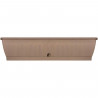 Jardiniere - GARDEN ID Terraflor - Taupe 80 cm - Solidité - Réserve d'eau - Recyclé & 100% recyclable - Volume pour plantes.