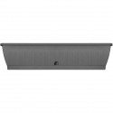 Jardiniere - GARDEN ID Terraflor - Anthracite 80 cm - Solidité - Réserve d'eau - Recyclé & 100% recyclable - Volume pour plan…