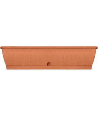 Jardiniere - GARDEN ID Terraflor - Terra 80 cm - Solidité - Réserve d'eau - Recyclé & 100% recyclable - Volume pour plantes.