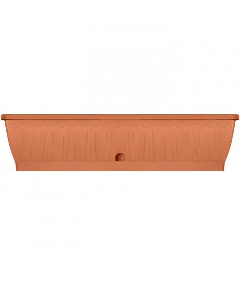 Jardiniere - GARDEN ID Terraflor - Terra 80 cm - Solidité - Réserve d'eau - Recyclé & 100% recyclable - Volume pour plantes.