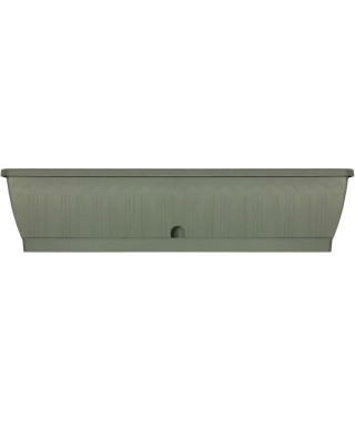 Jardiniere - GARDEN ID Terraflor - Vert de gris 80 cm - Solidité - Réserve d'eau - Recyclé & 100% recyclable - Volume pour pl…
