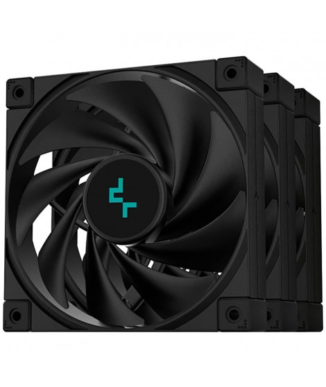 Ventilateur DEEPCOOL FK120 (Noir) - Pack 3 - 3x120mm - 500-1850 RPM - 28 dBA - 68,99 CFM