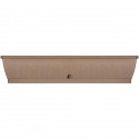 Jardiniere - GARDEN ID Terraflor - Taupe 100 cm - Solidité - Réserve d'eau - Recyclé & 100% recyclable - Volume pour plantes.