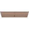 Jardiniere - GARDEN ID Terraflor - Taupe 100 cm - Solidité - Réserve d'eau - Recyclé & 100% recyclable - Volume pour plantes.