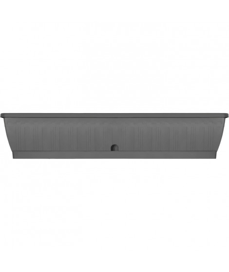 Jardiniere - GARDEN ID Terraflor - Anthracite 100 cm - Solidité - Réserve d'eau - Recyclé & 100% recyclable - Volume pour pla…