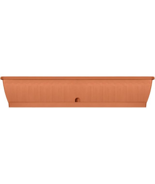 Jardiniere - GARDEN ID Terraflor - Terra 100 cm - Solidité - Réserve d'eau - Recyclé & 100% recyclable - Volume pour plantes.