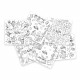 Smoby - Recharge Coloriages pour la Kid table créative - 10 feuilles de coloriages Peppa Pig