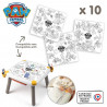 Smoby - Recharge Coloriages pour la Kid table créative - 10 feuilles de coloriages Pat' Patrouille