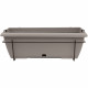Kit jardiniere avec support en métal et plateau intégré - GARDEN ID Teramo - Taupe 50 cm - Effet de pierre - Recyclé/recyclable