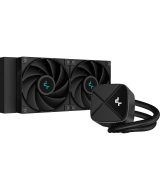 DEEPCOOL - LS520S Zero Dark - Watercooling AIO CPU - 2x120mm - Noir