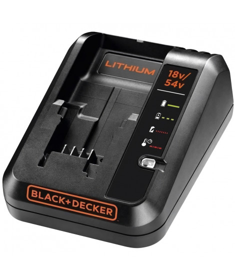 BLACK+DECKER Chargeur 2 Ah Pour Batterie Lithium 18V BDC2A-QW