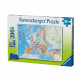Puzzle 200 p XXL - Carte d'Europe