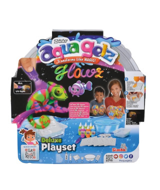 Aqua Gelz - Set créations figurine 3D - Couleurs phosphorescente - A partir de 8 ans