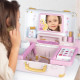 Smoby - Disney Princesse - Valise beauté  facile a transporter - 13 accessoires inclus : coiffure, onglerie, maquillage - Fab…