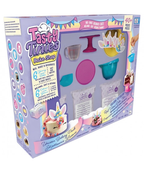 Kit de cuisine - GOLIATH - Mini Chef Tasty Tinies Unicorn Party Pack - Ingrédients pré-dosés des 6 ans