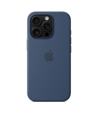 APPLE iPhone 16 Pro - Coque en silicone avec MagSafe - Denim