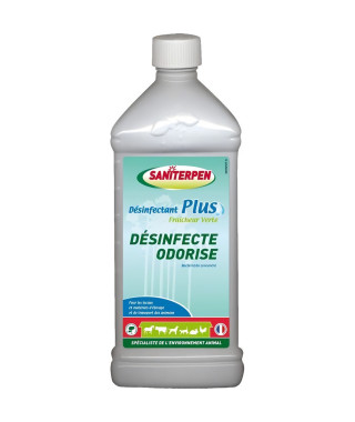 SANITERPEN - Désinfectant Plus Fraicheur Verte 1L.