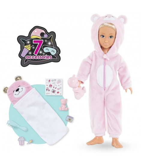 Coffret Poupée mannequin - COROLLE GIRLS -  Valentine Pyjama Party