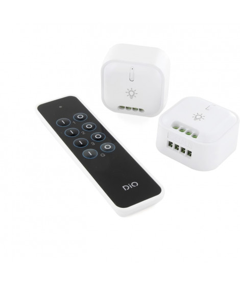 Kit 2 modules éclairage et télécommande - DIO CONNECTED HOME - 54856 - 1000W - DiO 1.0