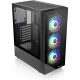 Boîtier PC Moyen Tour sans alim - THERMALTAKE View 200 TG ARGB (Noir) - ATX/Micro ATX - 3x120mm A-RGB - USB 3.0/2.0 - Verre t…