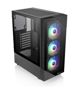 Boîtier PC Moyen Tour sans alim - THERMALTAKE View 200 TG ARGB (Noir) - ATX/Micro ATX - 3x120mm A-RGB - USB 3.0/2.0 - Verre t…