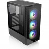 Boîtier PC Moyen Tour sans alim - THERMALTAKE View 200 TG ARGB (Noir) - ATX/Micro ATX - 3x120mm A-RGB - USB 3.0/2.0 - Verre t…