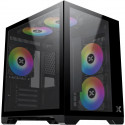 Boîtier PC Cube sans alim - XIGMATEK Aqua M (Noir) - Micro ATX/Mini-ITX - 5x120mm A-RGB - USB 3.0 - Verre trempé