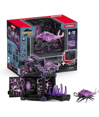 BattleCave Isopode des Ténebres, Extension de l'arene, SCHLEICH 42675 Eldrador Creatures, des 7 ans