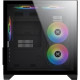 Boîtier PC Cube sans alim - XIGMATEK Aqua M (Noir) - Micro ATX/Mini-ITX - 5x120mm A-RGB - USB 3.0 - Verre trempé